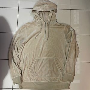 PacSun Velour 1/4 Zip Up Hoodie